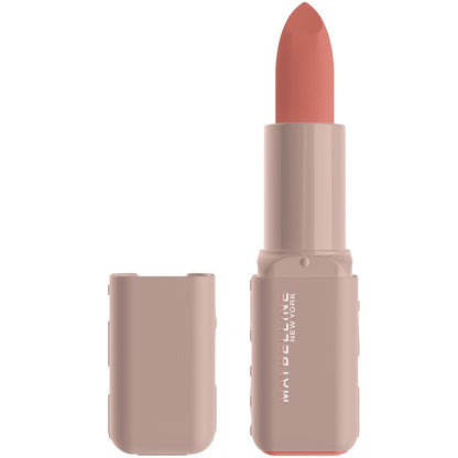 MAYBELLINE Serum Lipstick, Hydrating Lip Makeup with 8HRs of Lip Plumping Moisture with Hyaluronic Acid + Oil Blend, Upstate (Light Cool Brown Satin)