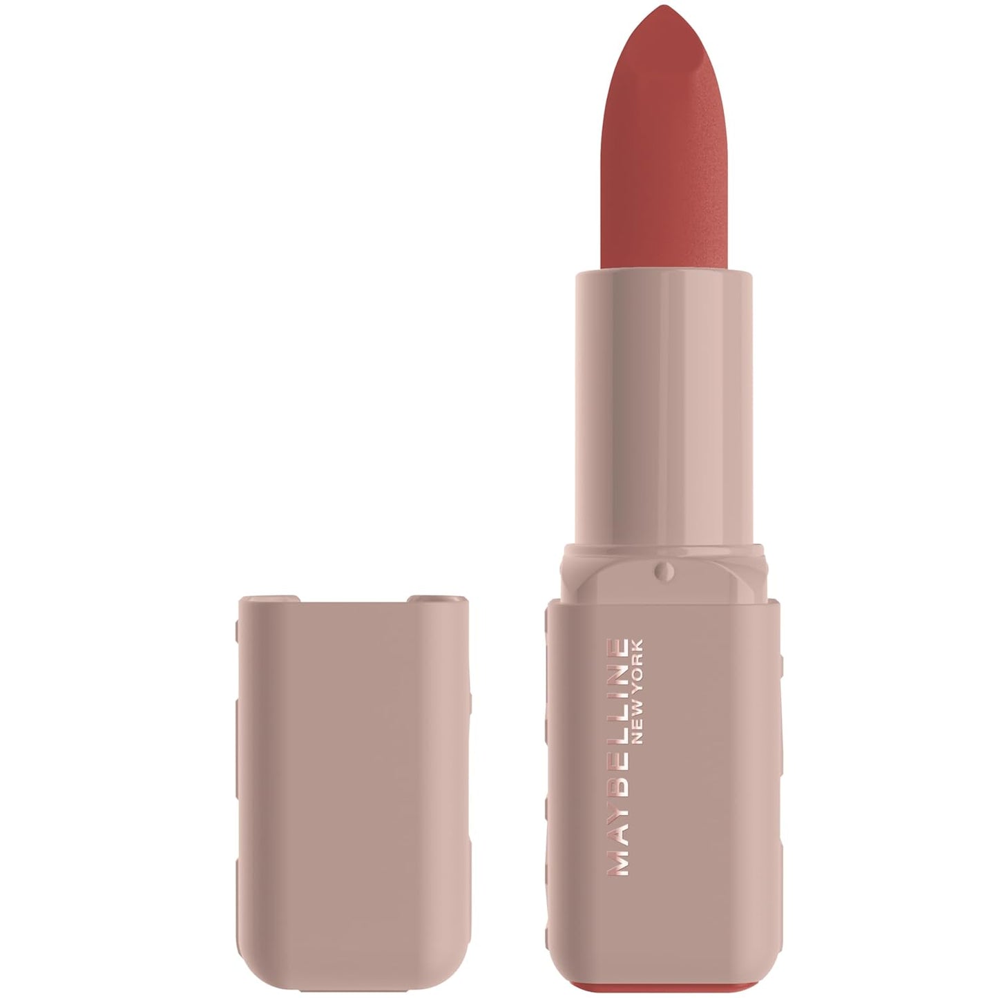 MAYBELLINE Serum Lipstick, Hydrating Lip Makeup with 8HRs of Lip Plumping Moisture with Hyaluronic Acid + Oil Blend, Upstate (Light Cool Brown Satin)
