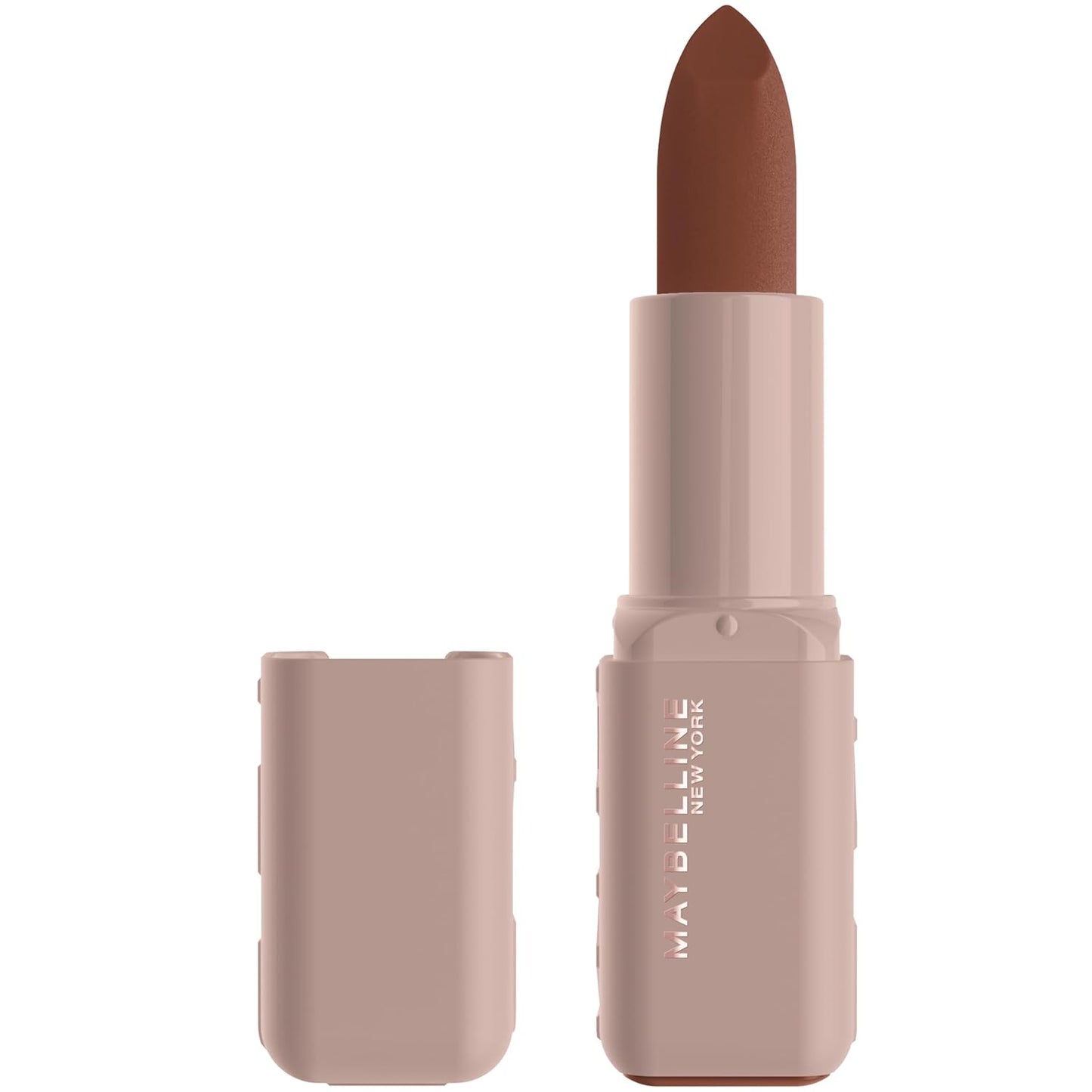 MAYBELLINE Serum Lipstick, Hydrating Lip Makeup with 8HRs of Lip Plumping Moisture with Hyaluronic Acid + Oil Blend, Upstate (Light Cool Brown Satin)