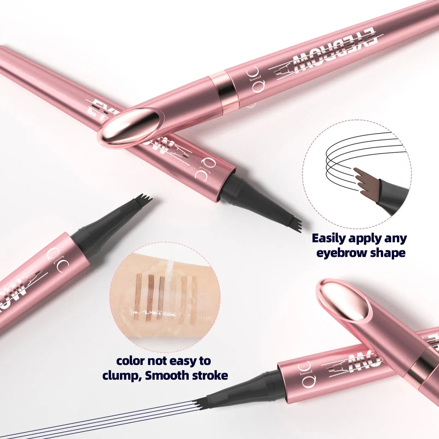 ⚡️First 100:2nd Item 60%Off🔥Waterproof Micro-Fork Eyebrow Pencil, Long-Lasting Brow Pen for Natural Hair-Like Strokes, Smudge-Proof Makeup Tool for Daily Use & Soft Glam-TJY