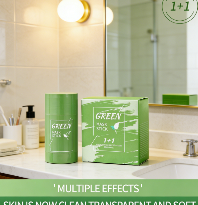 Green Tea Mask Stick, 2 Pack (1+1)