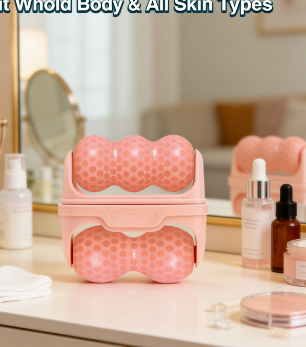 Double Ball Facial Massage Roller | Full Body & All Skin Types