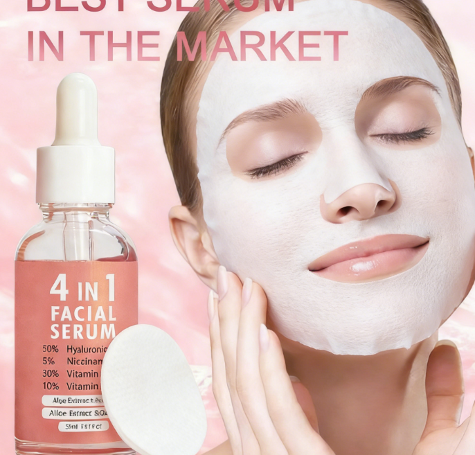 4-in-1 Facial Serum with 50% Hyaluronic Acid